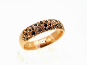 Ziedas Nr.150 (is rozinio arba kitos spalvos aukso, su briliantais)