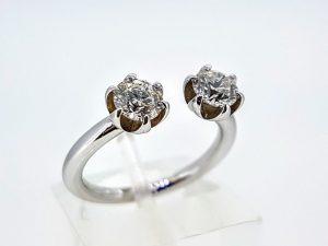 Ziedas Nr.166 (su briliantais, is balto, geltono arba raudono aukso)