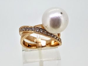 Ziedas su perlu Nr.17