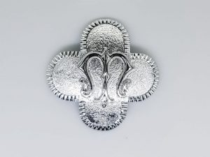 Religinis dirbinys Nr.1 (Votas is sidabro, su monograma)