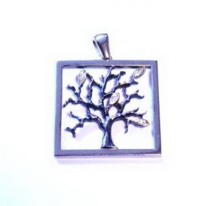 Pakabukas Nr.33 (su medzio motyvu, is sidabro arba aukso)