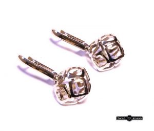 Auskarai Nr.58 (is geltono, raudono arba balto aukso)