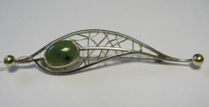 Sege Nr.6 (is sidabro, puosta nefritu)