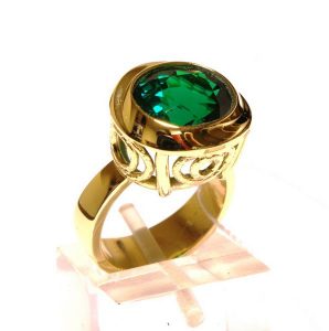 Ziedas Nr.72 (su Sworovskio kristalu, is geltono, balto arba raudono aukso)