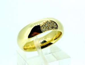 Ziedas Nr.98 (is geltono, arba kitos spalvos aukso, su briliantais)