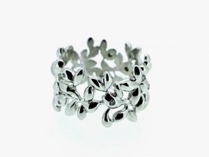 Suzadetuviu ziedas Nr.122 (is balto, geltono arba raudono aukso)