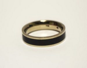 Vestuviniai ziedai Nr.144(is geltono, balto arba raudono aukso, su emale)