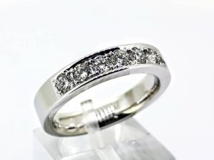 Suzadetuviu ziedas Nr.174 (su briliantais, is aukso)