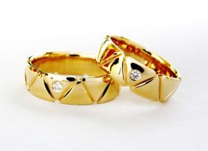 Vestuviniai ziedai Nr.192 (is geltono, balto arba raudono aukso)