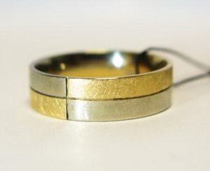 Vestuviniai ziedai Nr.88 (is dvieju spalvu aukso)