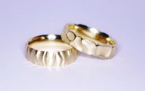 Vestuviniai ziedai Nr.97 (matiniai, is geltono arba raudono aukso)